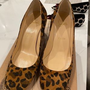 Christian Louboutin Cadrilla 70 MM in Cheetah